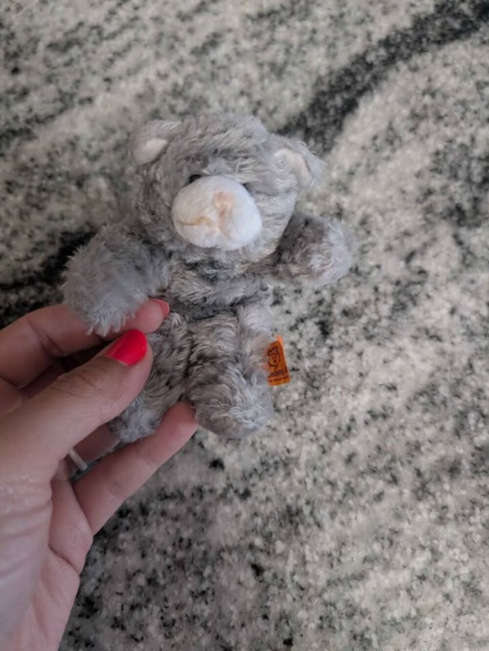 Build a bear cat plush keychain